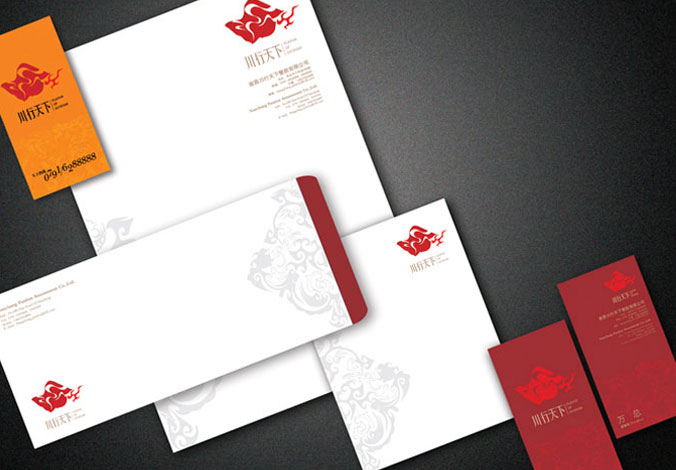 川行天下—餐飲vi設計，餐飲品牌設計