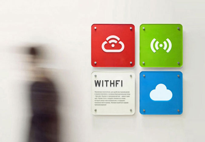 WITHFI互聯(lián)網(wǎng)公司LOGO設計