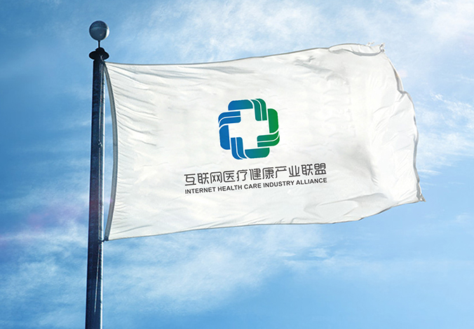 logo設計 商標設計  VI設計    互聯(lián)網(wǎng)醫療健康產(chǎn)業(yè)聯(lián)盟