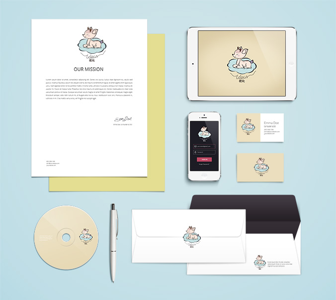 愛(ài)朵 logo設計 商標設計 標志設計