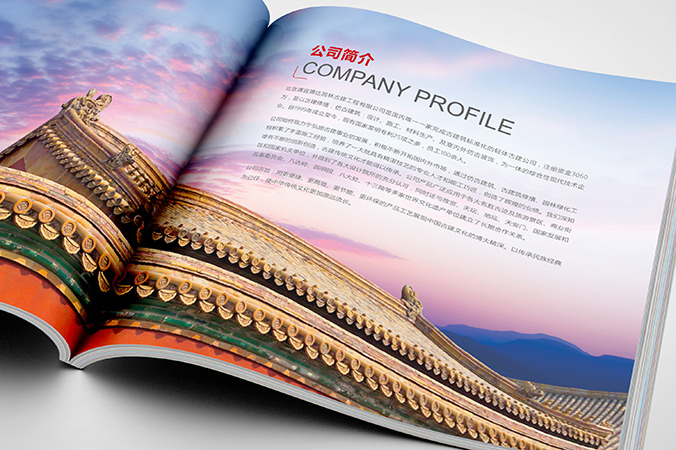 產(chǎn)品畫(huà)冊設計 企業(yè)宣傳冊設計  宣傳品設計  通宜博達園林古建