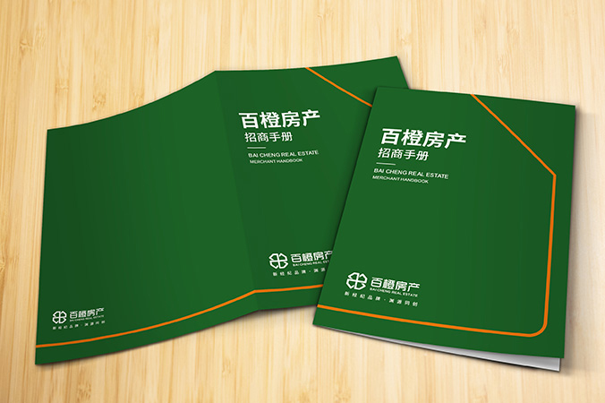 公司畫(huà)冊設計  企業(yè)宣傳冊設計  宣傳畫(huà)冊設計    百橙房產(chǎn)