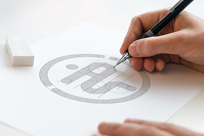 logo設計，產(chǎn)品logo設計，品牌標志設計，令旗—金蘭智能產(chǎn)品品牌