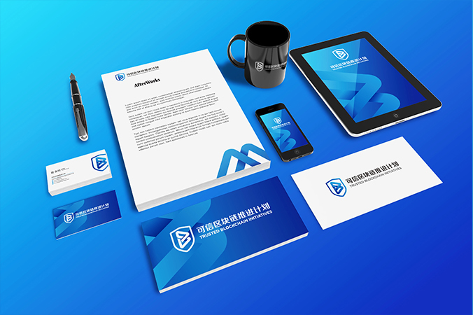 商標設計  logo設計 公司logo設計  可信區塊鏈聯(lián)盟