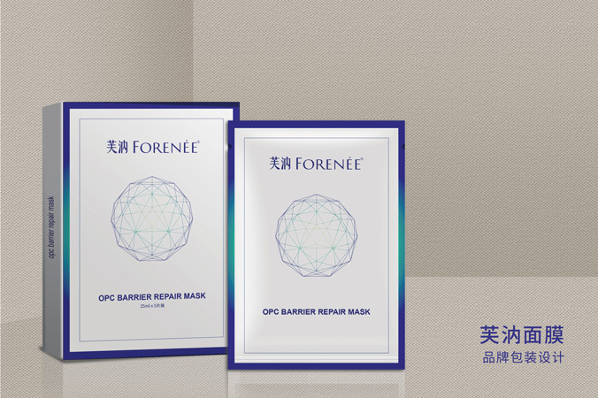 包裝設計，包裝袋設計，面膜包裝設計   芙?jīng)I面膜