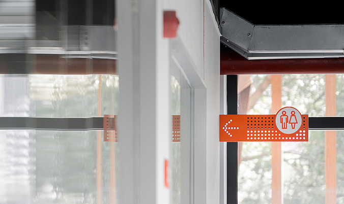 園區空間設計，空間導視設計，路牌設計