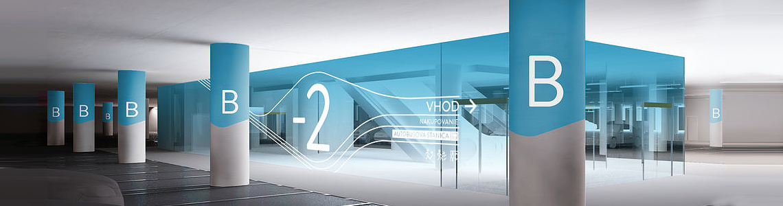 商場(chǎng)停車(chē)場(chǎng)導視