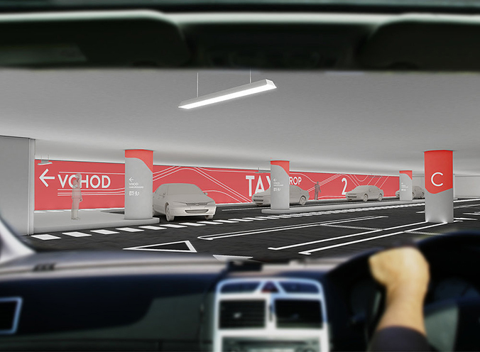 商場(chǎng)導視設計  停車(chē)場(chǎng)導視設計   導視牌設計