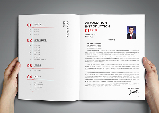 中國專(zhuān)利保護協(xié)會(huì )  宣傳冊設計,產(chǎn)品畫(huà)冊設計,畫(huà)冊設計