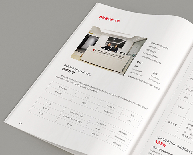 中國專(zhuān)利保護協(xié)會(huì )  宣傳冊設計,產(chǎn)品畫(huà)冊設計,畫(huà)冊設計
